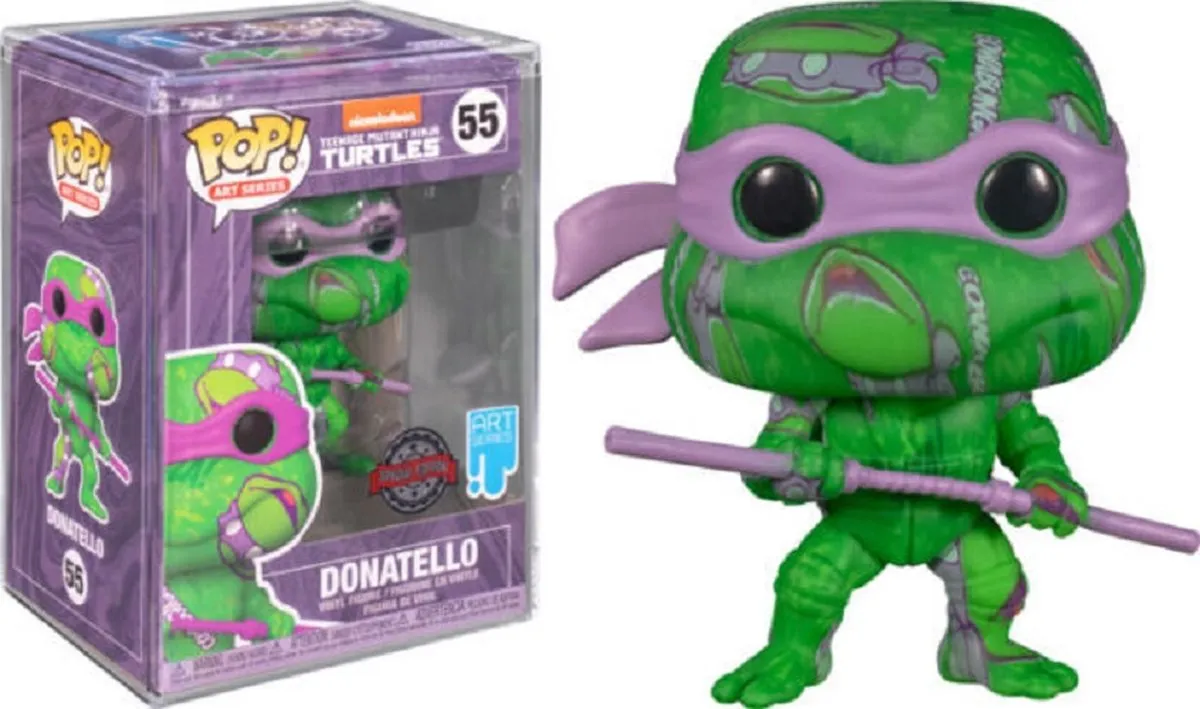 Funko Pop! Ninja Turtles Donatello #55 - Veelkleurig - afbeelding 4 van 4