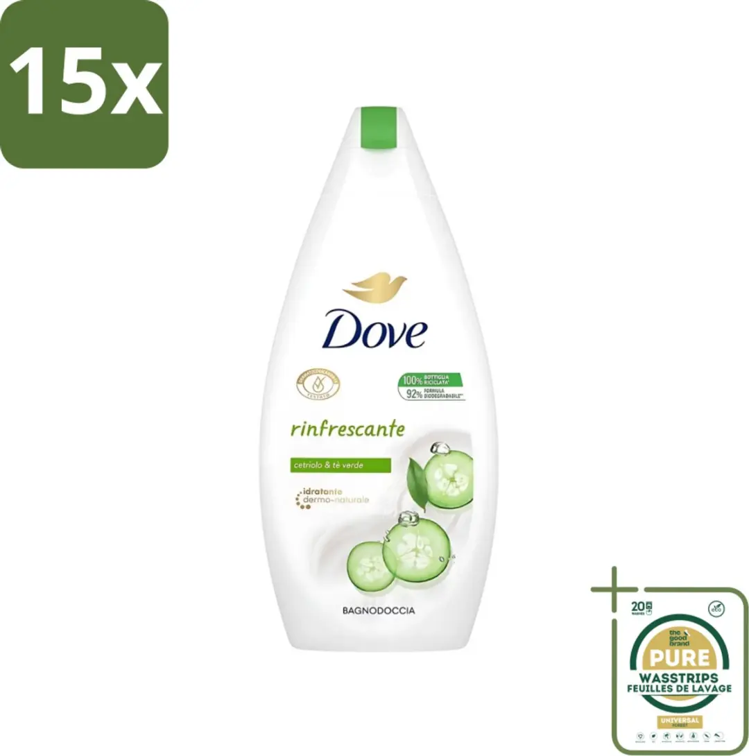 Dove Refreshing Douchegel Komkommer & Groene thee 450ml