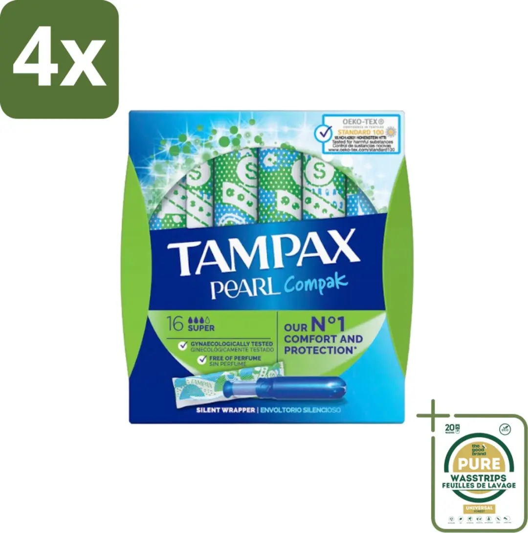Tampax Pearl Compak Super Tampons