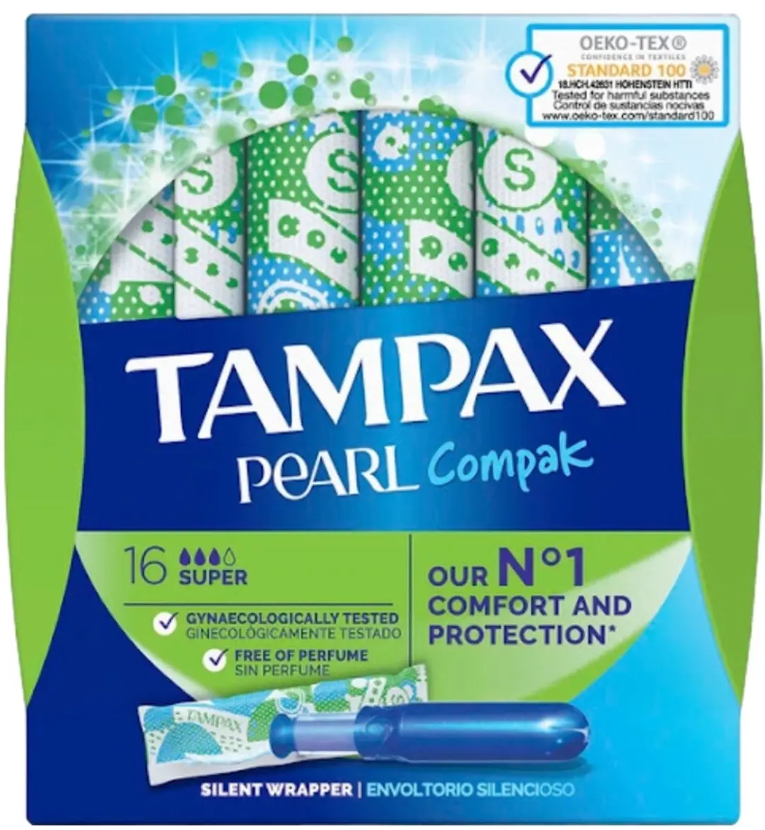 Tampax Pearl Compak Super Tampons - 6 Stuks