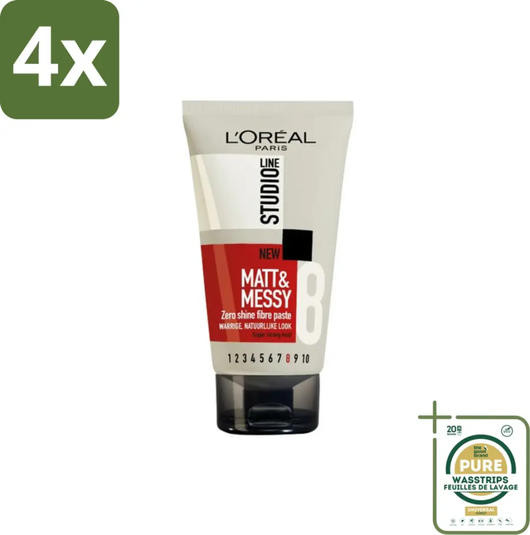 L'Oréal Studio Line Matt & Messy Zero Shine Fibre Paste 150ml