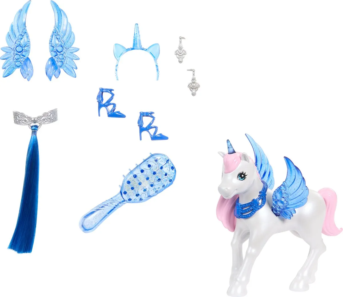 Barbie 65 Jaar A Touch of Magic Eenhoornpop - MPN 0194735183777 - Blauw