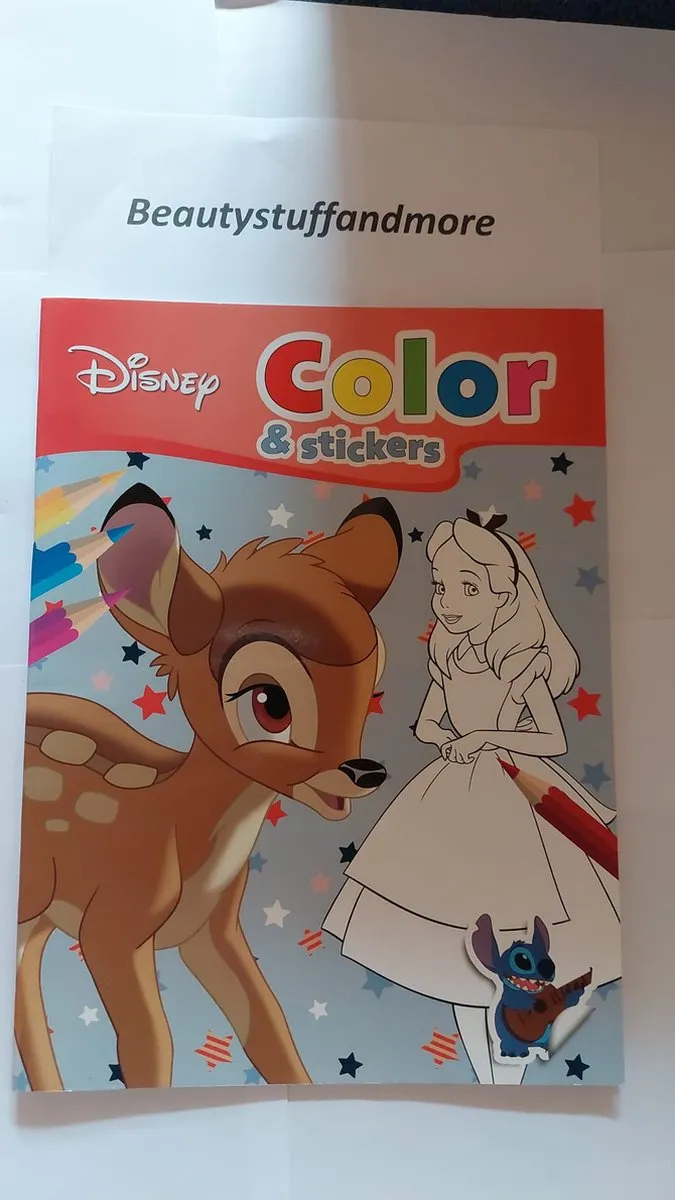 Disney Bambi Kleur- en Stickerboek - Multi