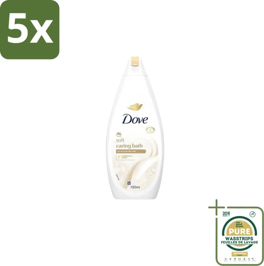 Dove Badcrème Soft 720ml - 20 Stuks (5x4)