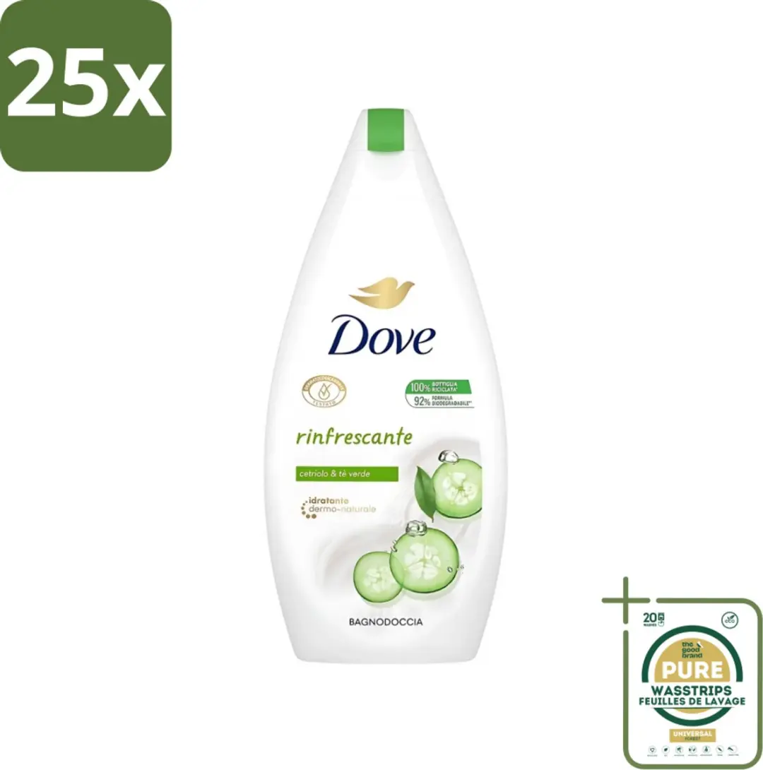 Dove Refreshing Douchegel Komkommer & Groene thee