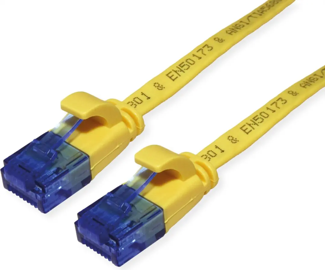 Value UTP Patchkabel Cat.6A Extra Plat Geel 5m