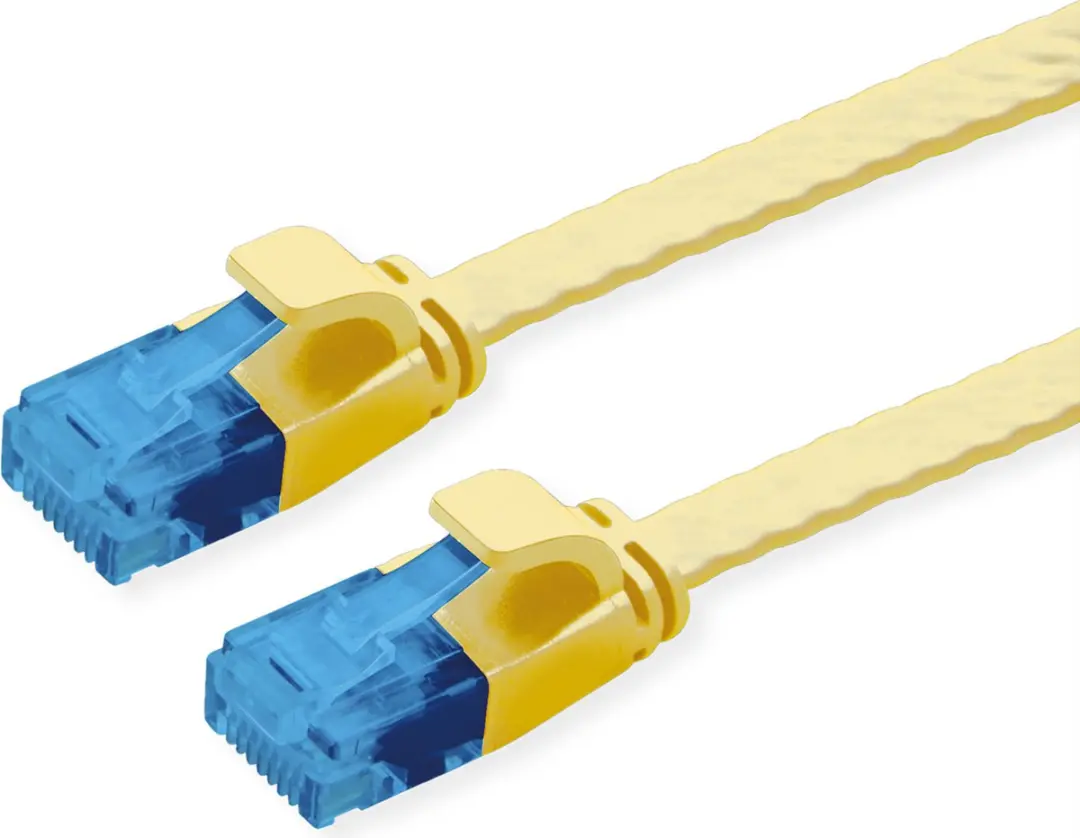 Value UTP Patchkabel Cat.6A Extra Plat Geel 5m