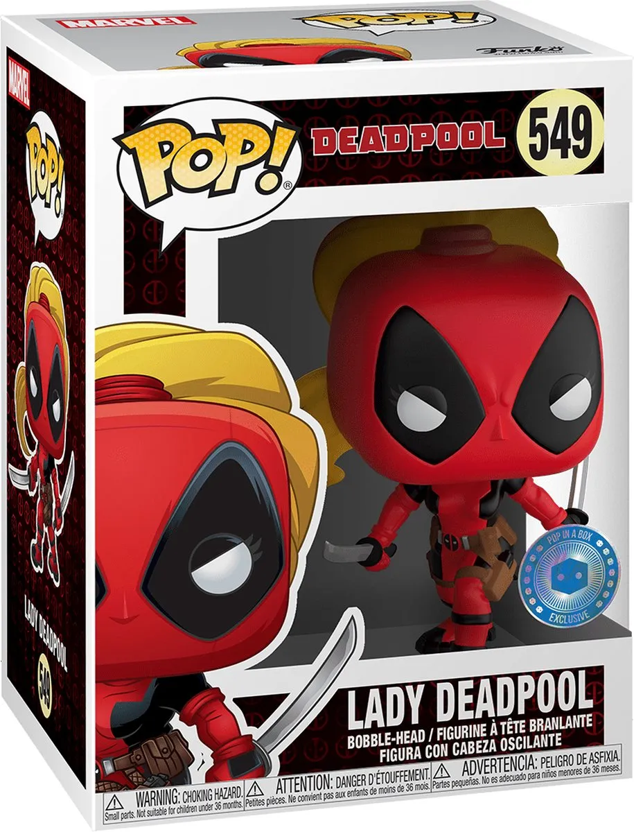 Funko Pop! Deadpool Lady Deadpool #549 - Rood
