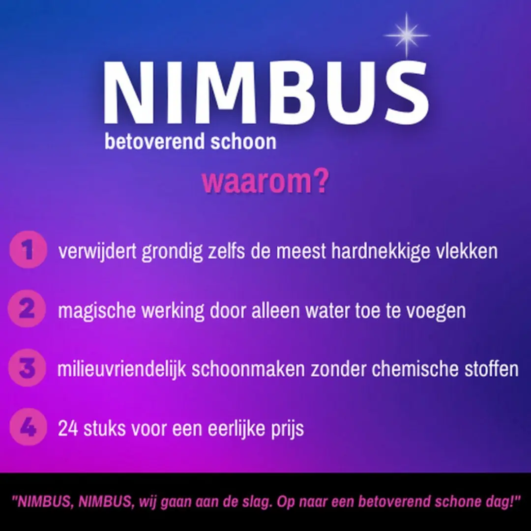 Nimbus Wonderspons NB003 - 24 Stuks (2x12)
