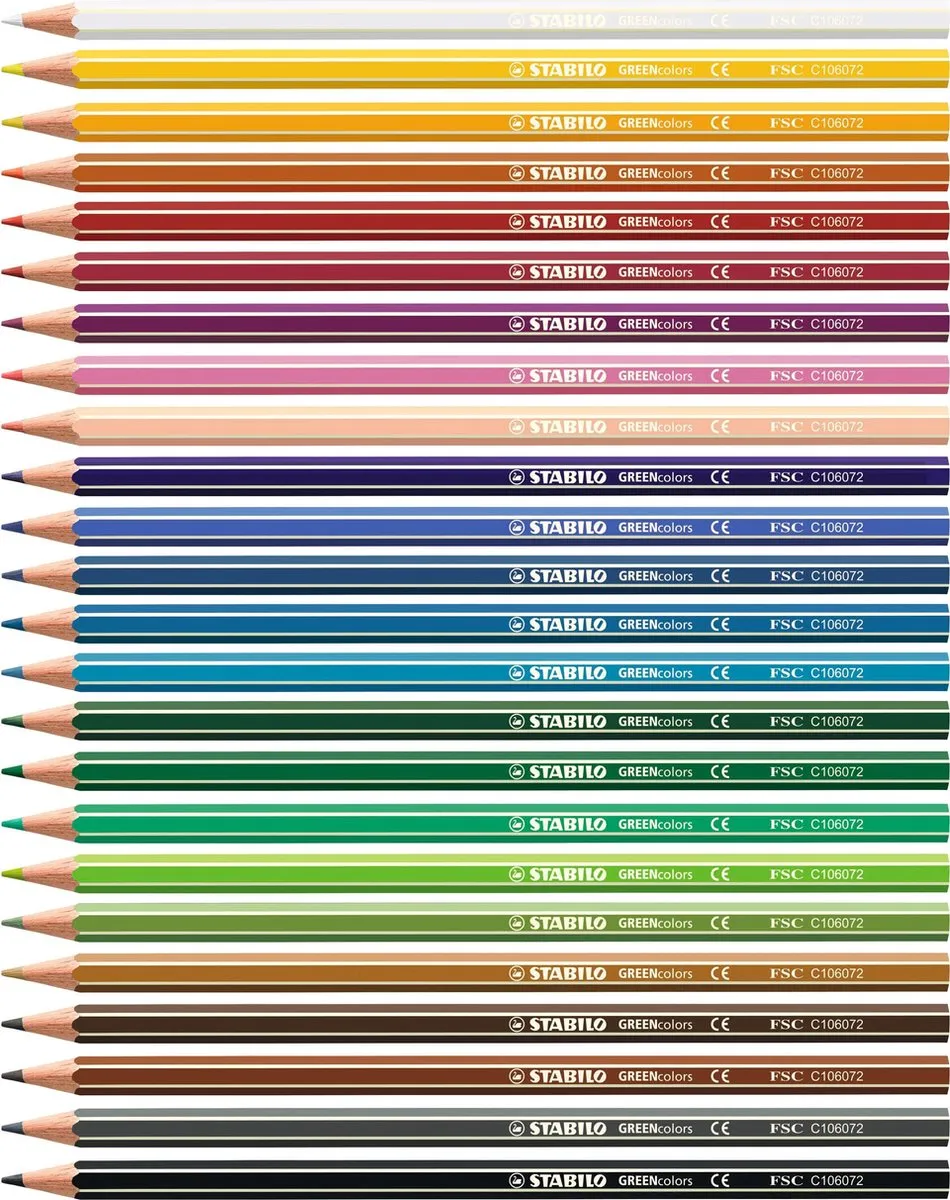 STABILO GREENcolors Kleurpotloden 24 Stuks - FSC Gecertificeerd