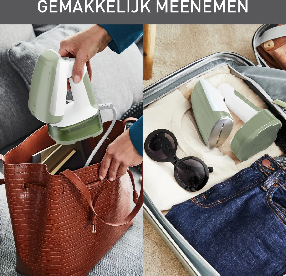 Tefal Access Steam Pocket DT3053 Kledingstomer 1300W - Groen/Wit