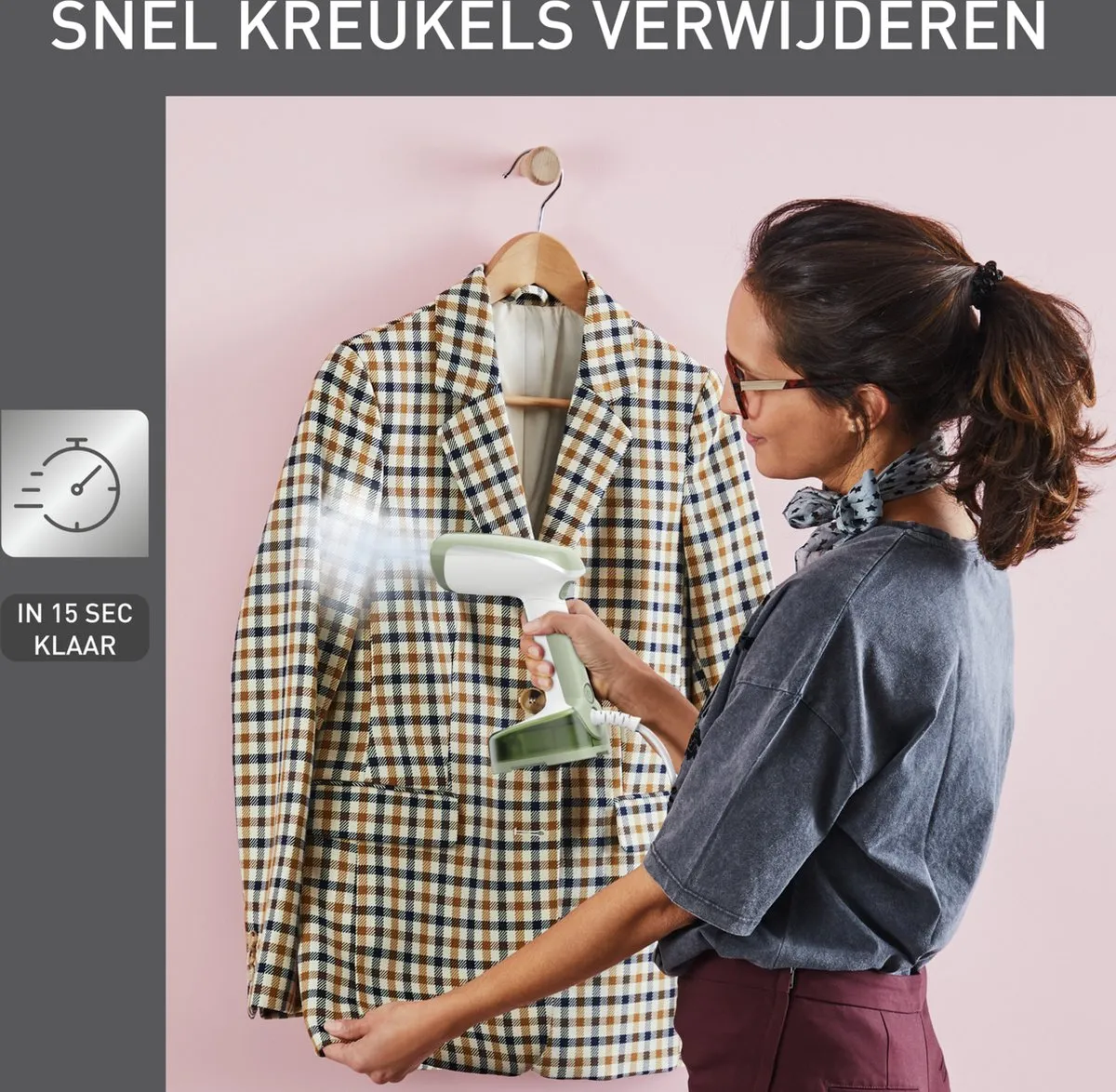Tefal Access Steam Pocket DT3053 Kledingstomer 1300W - Groen/Wit