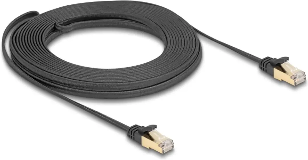 Delock Cat.6A U/FTP RJ45 Kabel 10m - Zwart