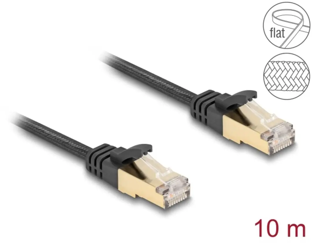 Delock Cat.6A U/FTP RJ45 Kabel 10m