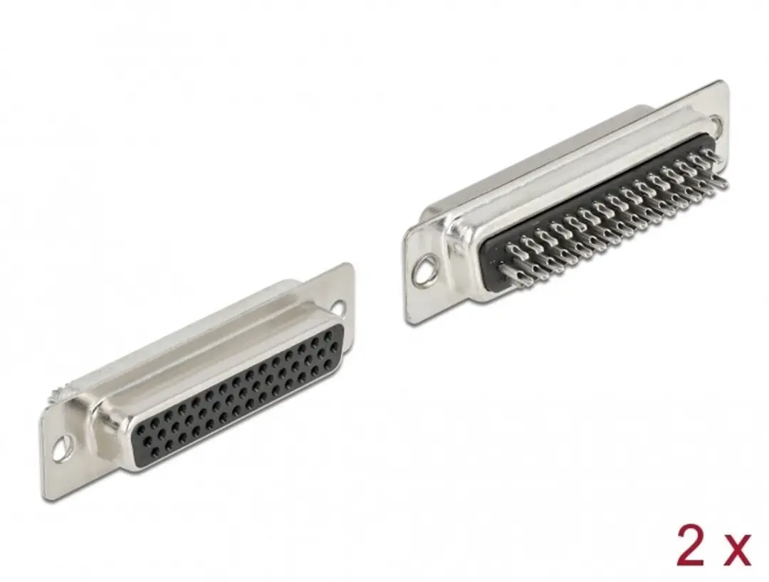 Delock D-Sub HD 44 Pin Vrouwelijk Soldeerversie