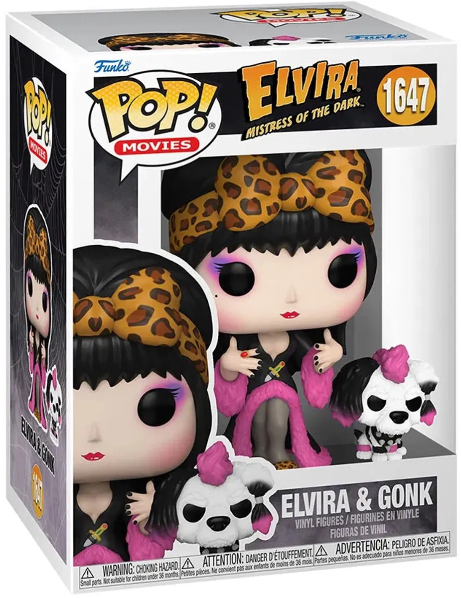 Funko Pop! Elvira & Gonk 80694 Vinylfiguur - Multicolor - afbeelding 6 van 6