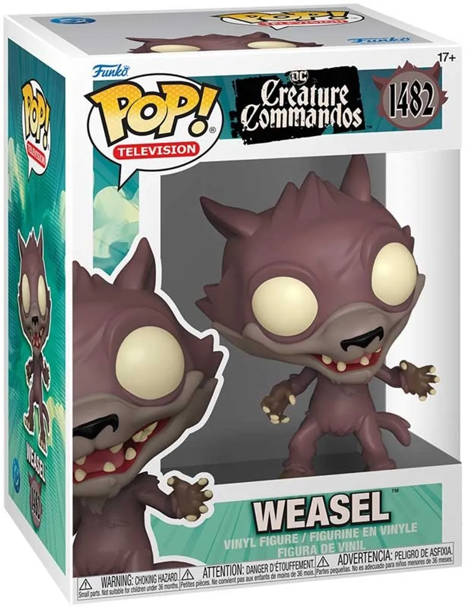 Funko Pop! DC Comics Creature Commandos Weasel #1482