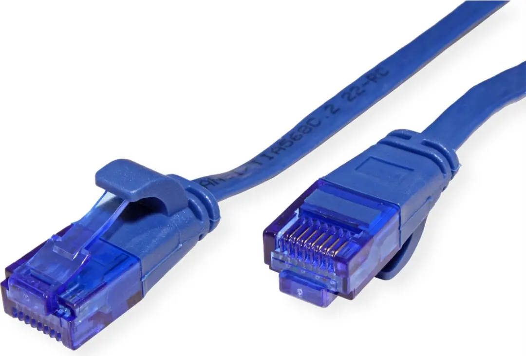 Value UTP Patchkabel Cat.6A Extra Plat 5m - Blauw