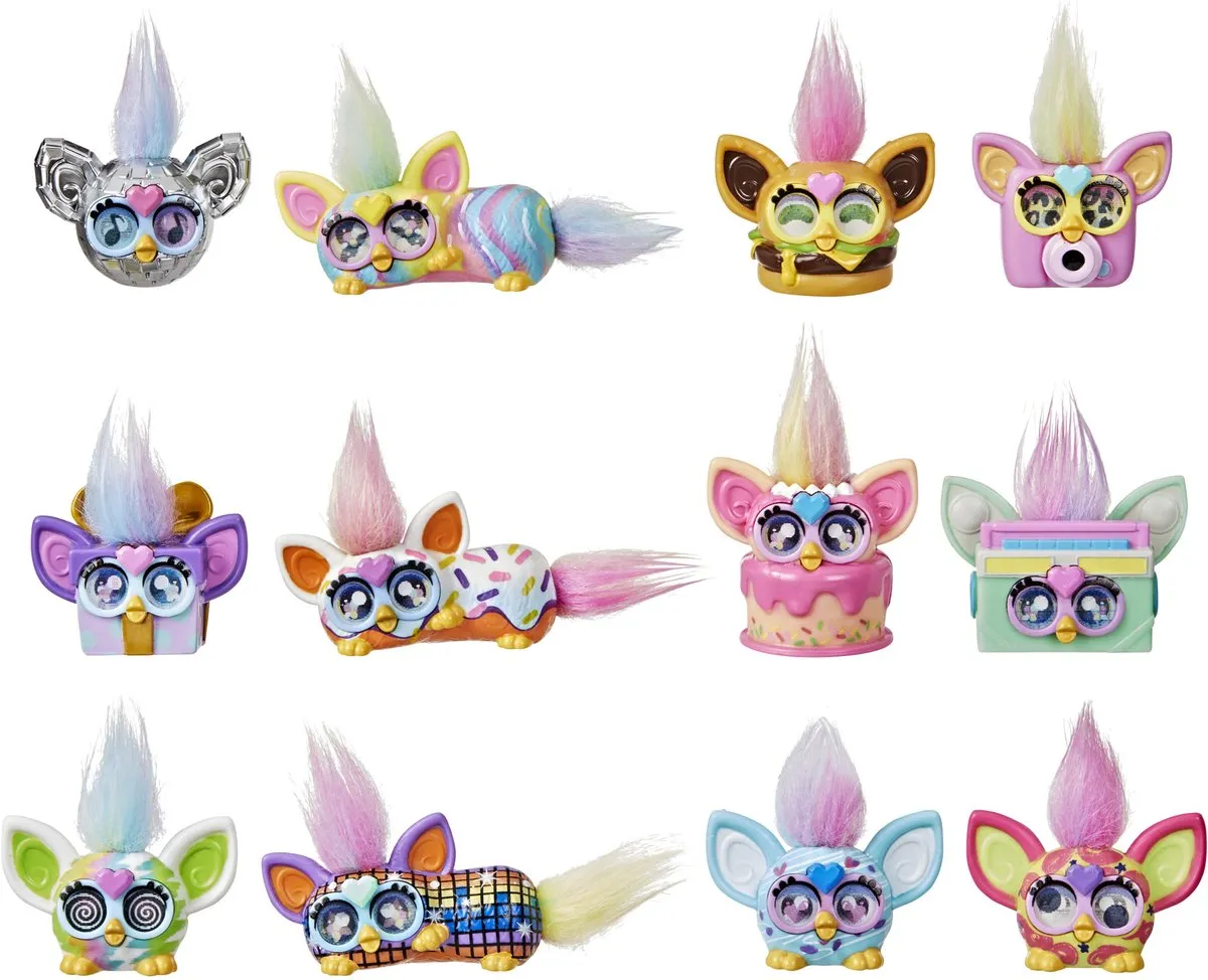 Hasbro Furby Mini Figuurtjes - 12 Stuks - Multicolor