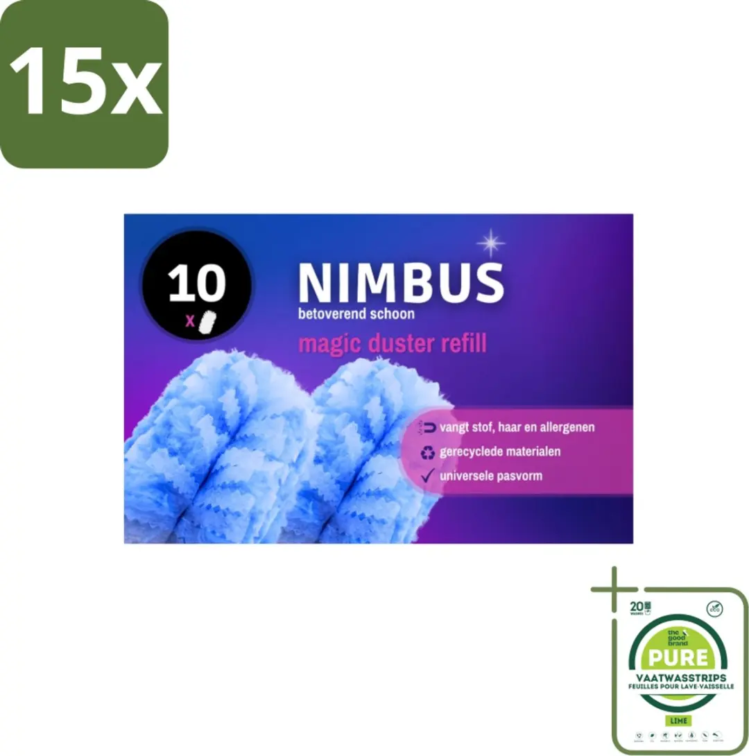 Nimbus Magic Duster Refill 15x10 Stuks