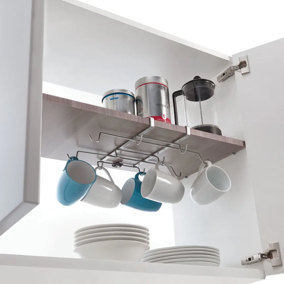 Metaltex SpiderMug Kopjesrek - 10 Mokken - Zilver