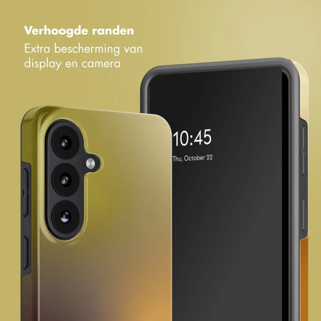 Selencia Gradient Olive Dust Hoesje voor Samsung Galaxy S26 FE - MagSafe