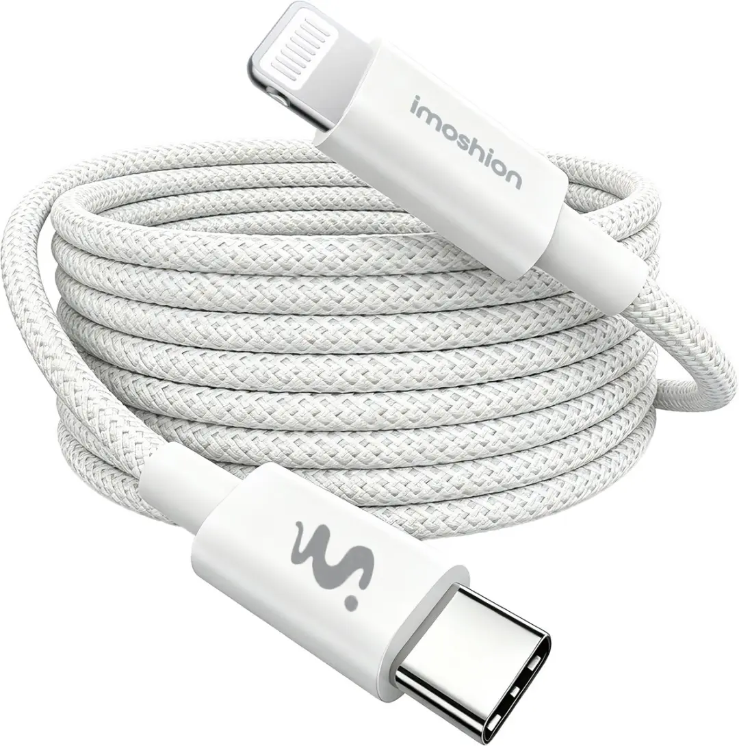 Imoshion Braided USB-C naar Lightning Kabel 30W 1m