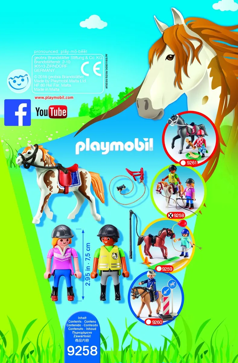 Playmobil Paardrijinstructrice 9258 - Multicolor