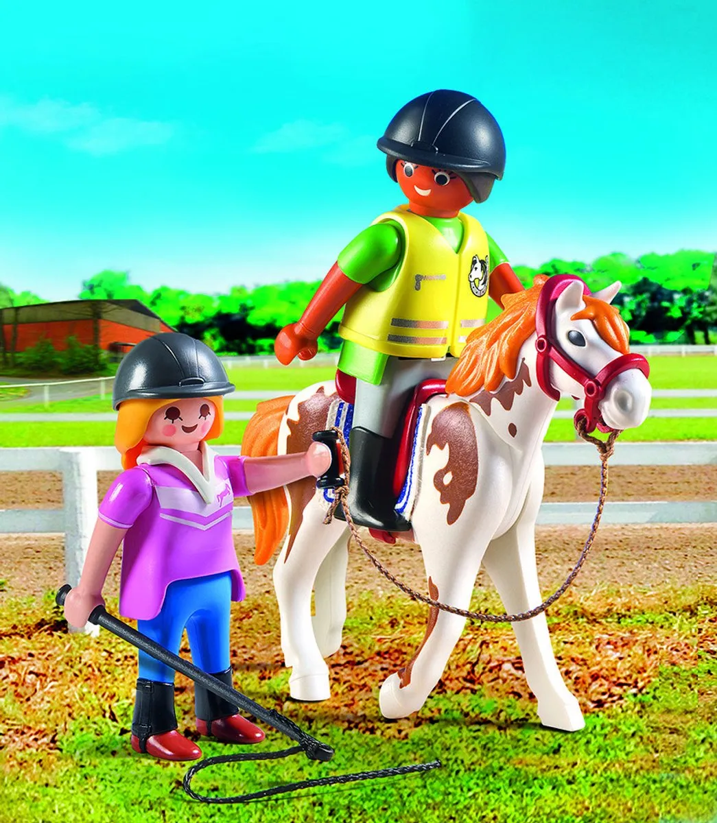 Playmobil Paardrijinstructrice 9258 - Multicolor