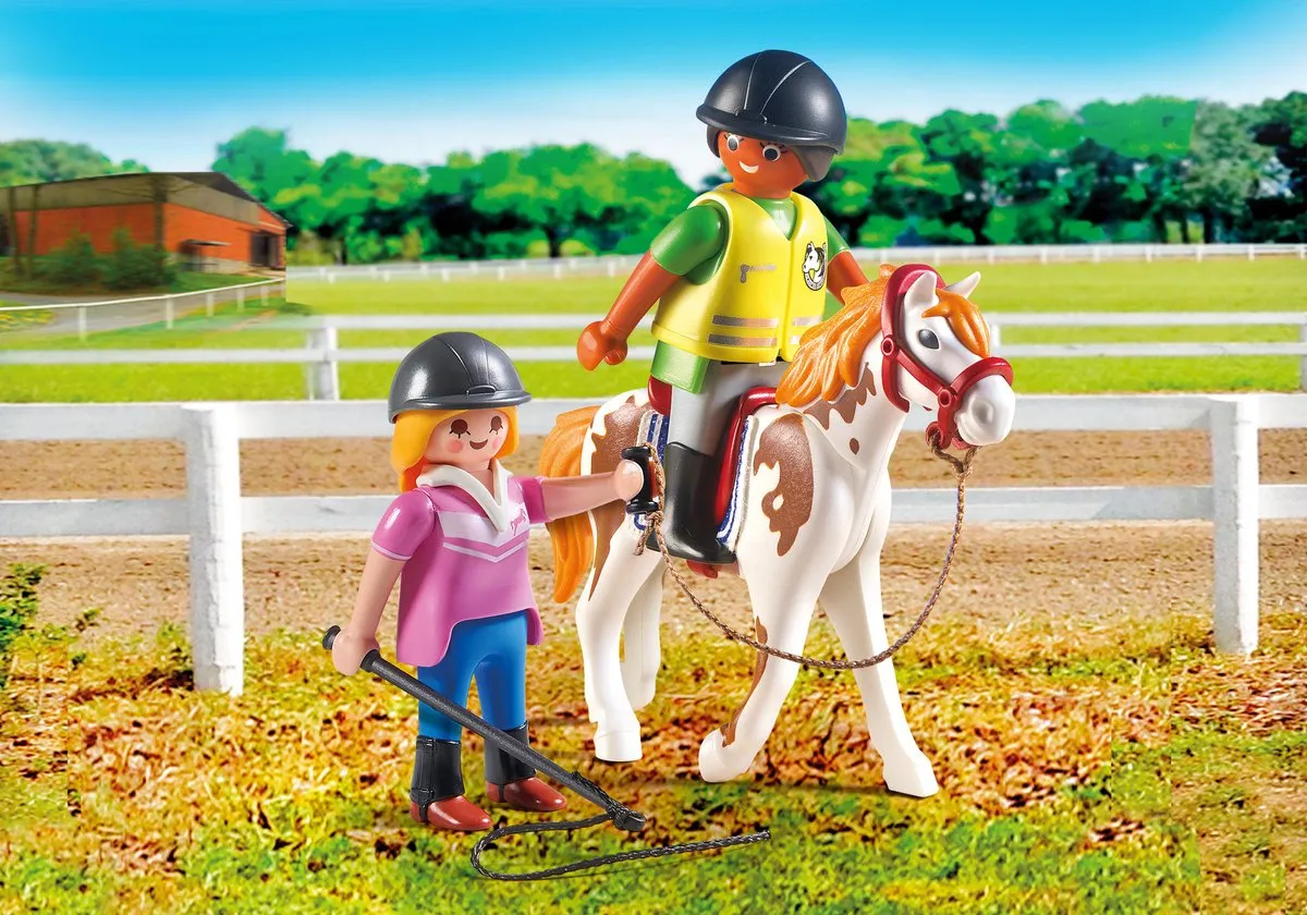 Playmobil Paardrijinstructrice 9258 - Multicolor