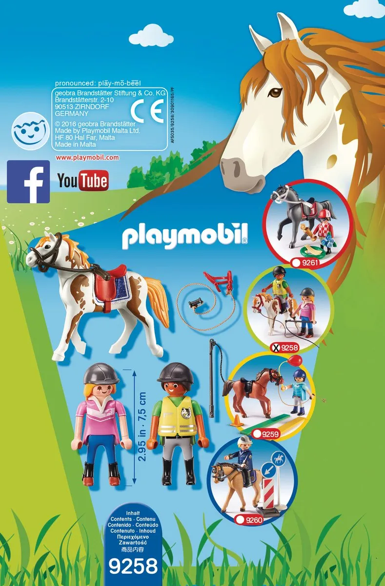 Playmobil Paardrijinstructrice 9258 - Multicolor