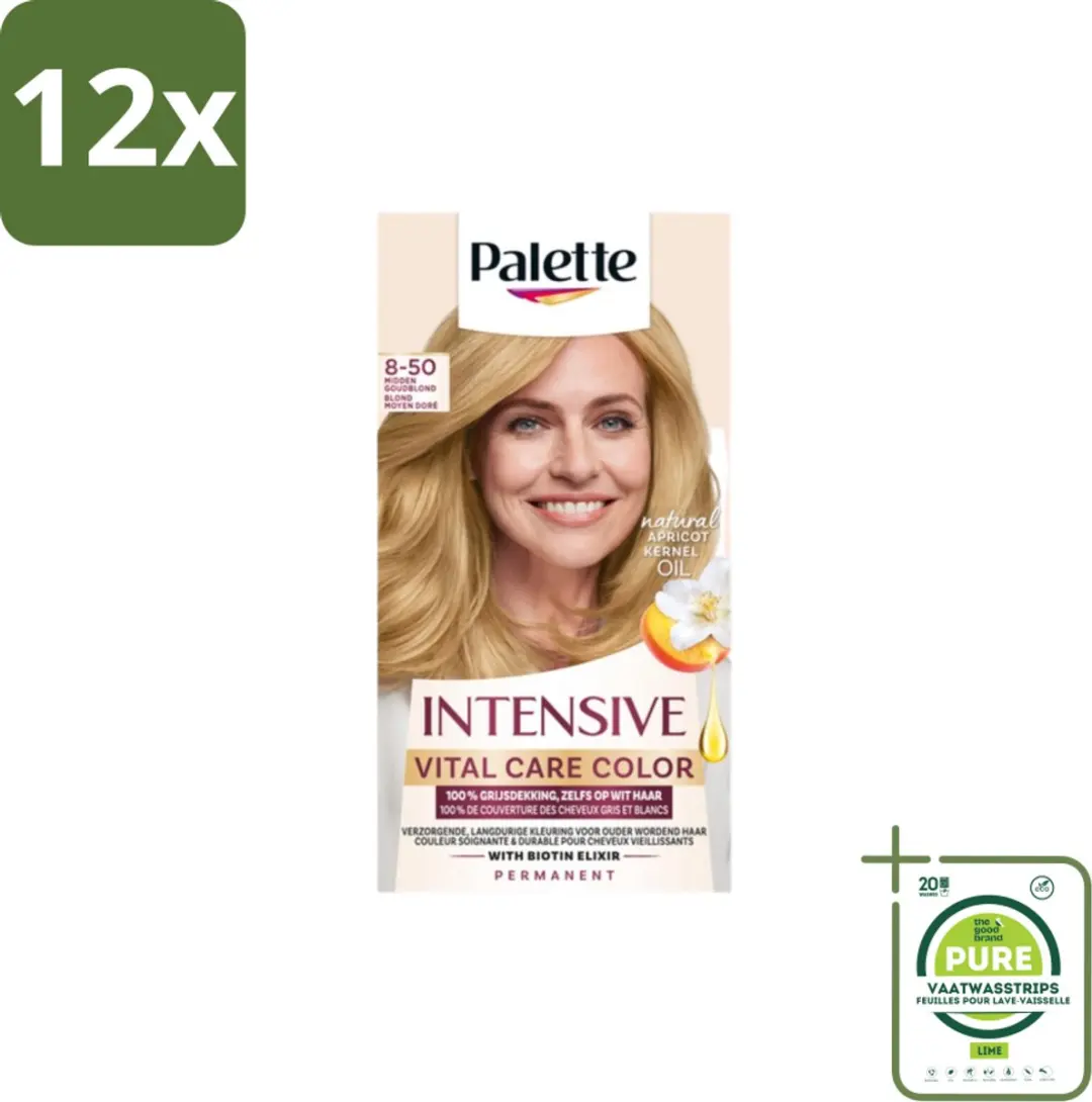 Schwarzkopf Poly Palette 8-50 Midden Goudblond Haarverf