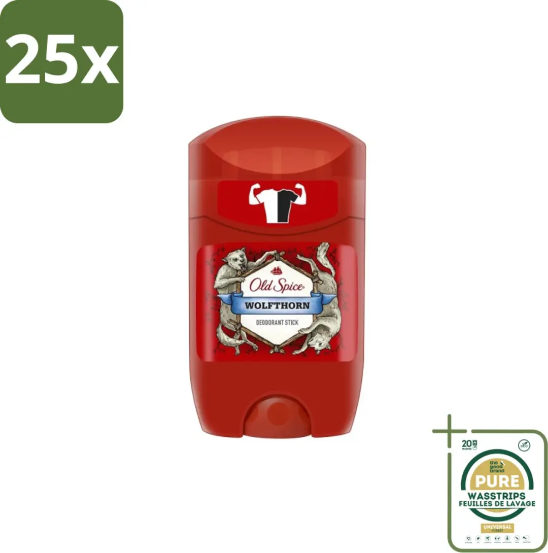 Old Spice Wolfthorn Deodorantstick 50ml - 25 Stuks