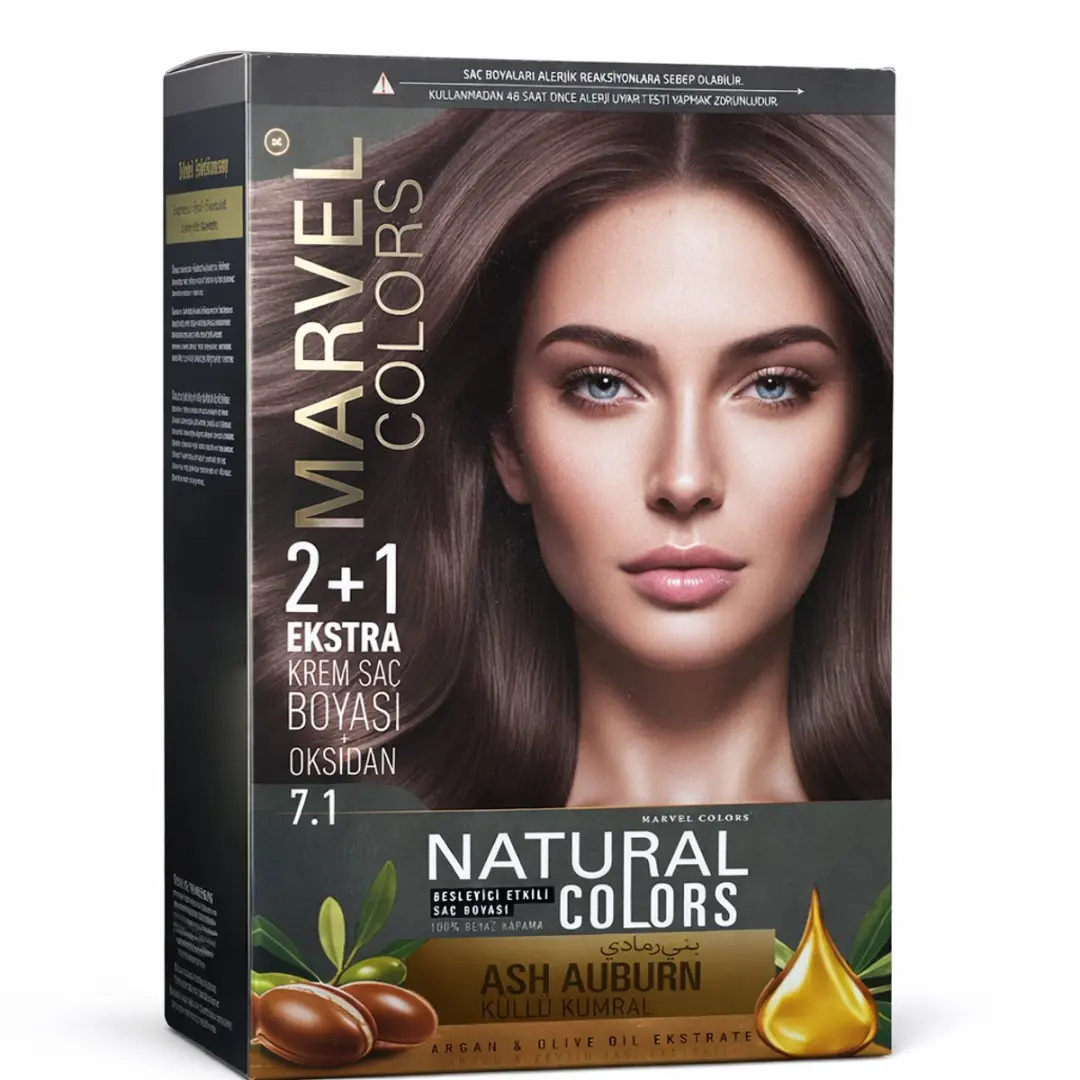 Marvel Natural Colors 7.1 Ash Auburn Haarverf