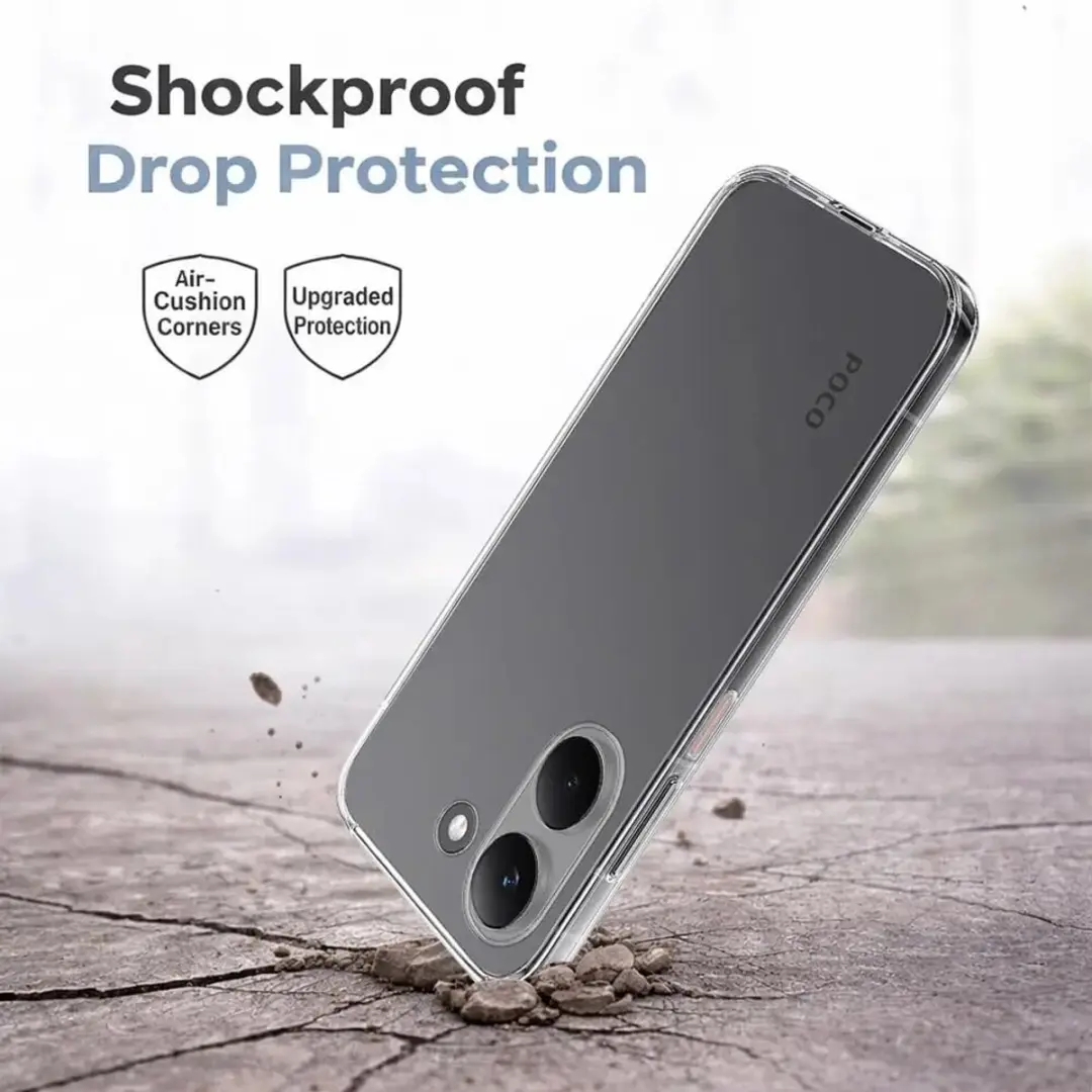 Selected Transparant TPU Hoesje Xiaomi Poco X8 Pro - Dun - afbeelding 6 van 6