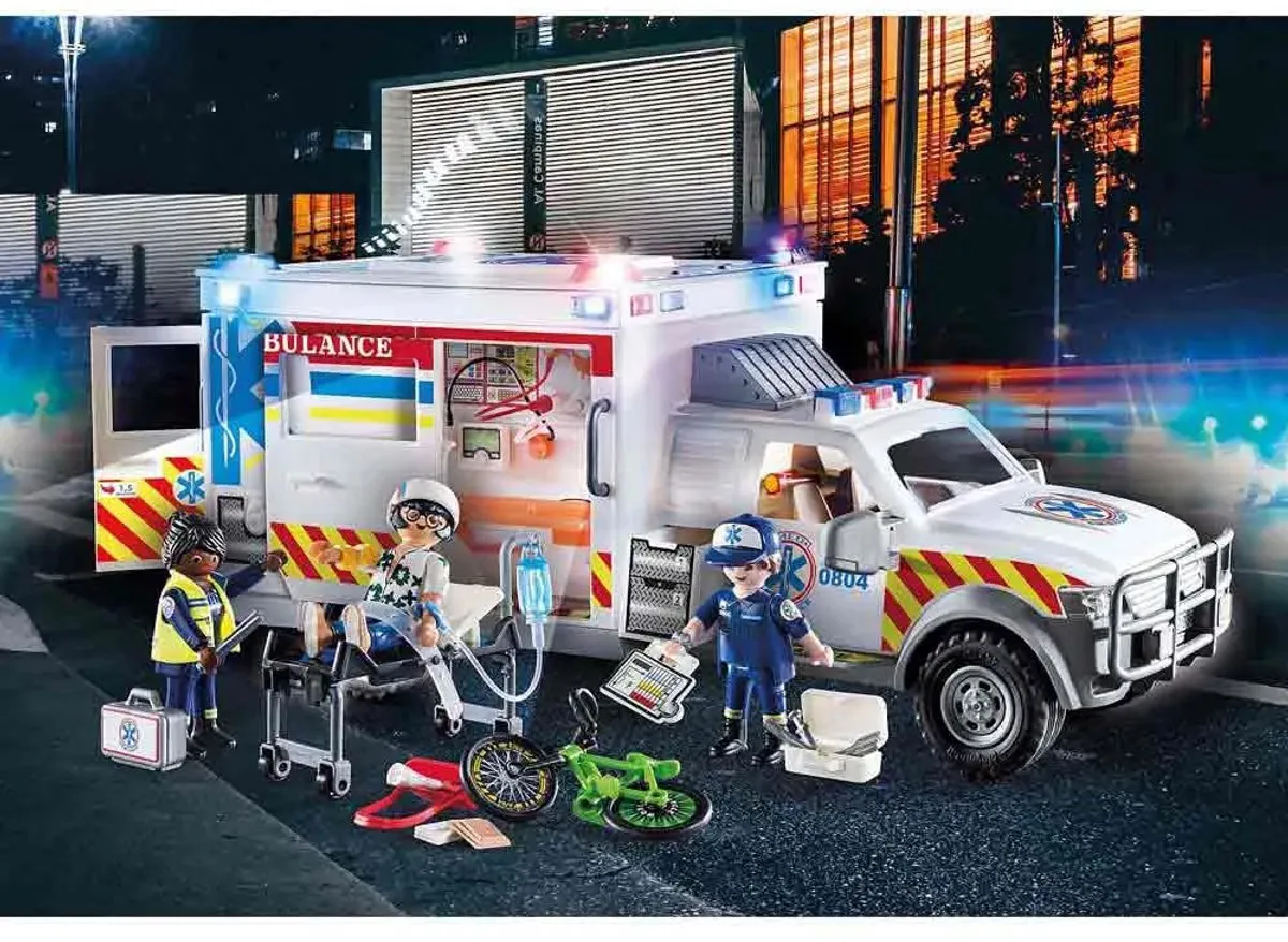 Playmobil City Action US Ambulance 70936 - Multicolor