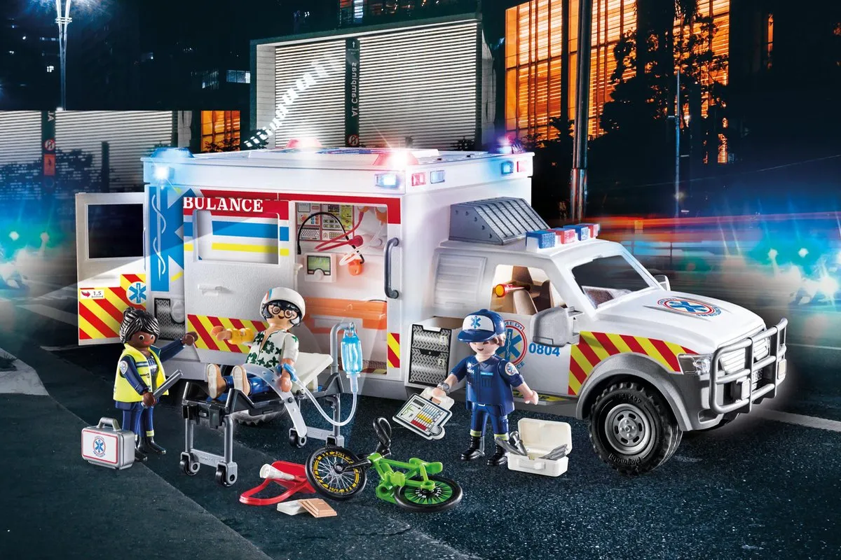 Playmobil City Action US Ambulance 70936 - Multicolor