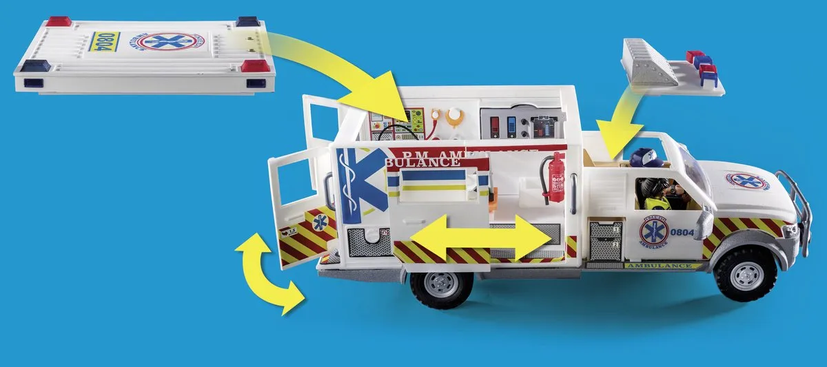 Playmobil City Action US Ambulance 70936 - Multicolor