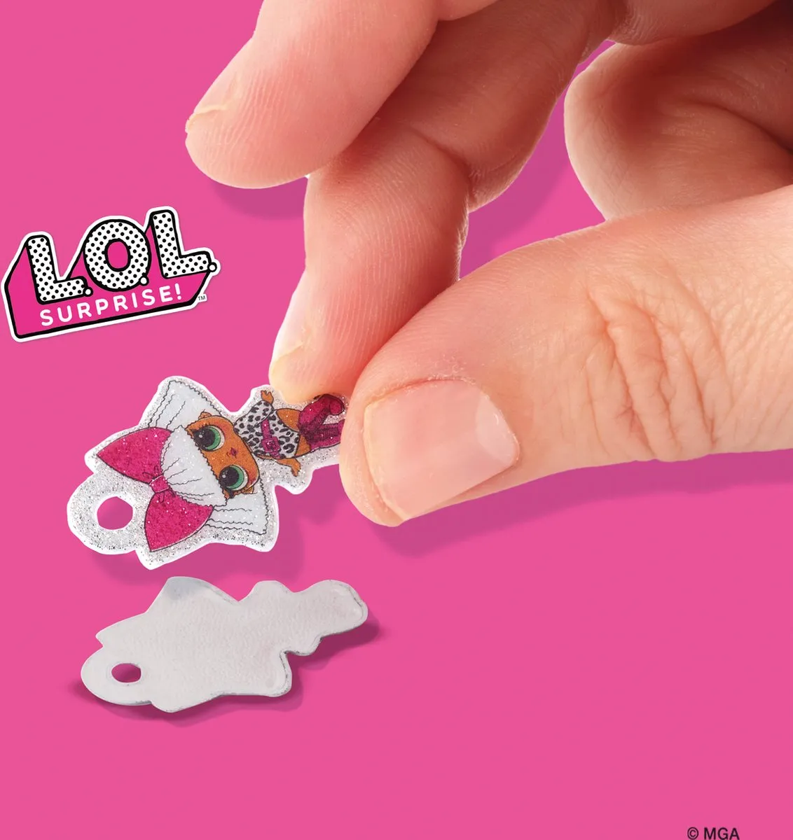 SES Creative L.O.L. Puffy Sticker Armbanden - 2 Stuks