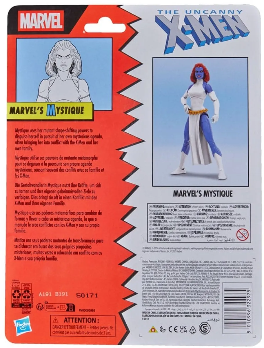 Hasbro Marvel Legends Mystique G06285L0 - 15cm Action Figure - Multicolor - afbeelding 2 van 6
