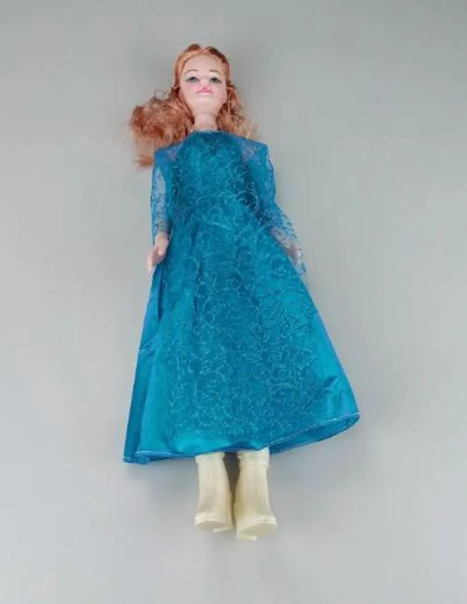 Disney Prinsessen Pop - 55 cm - Blauw