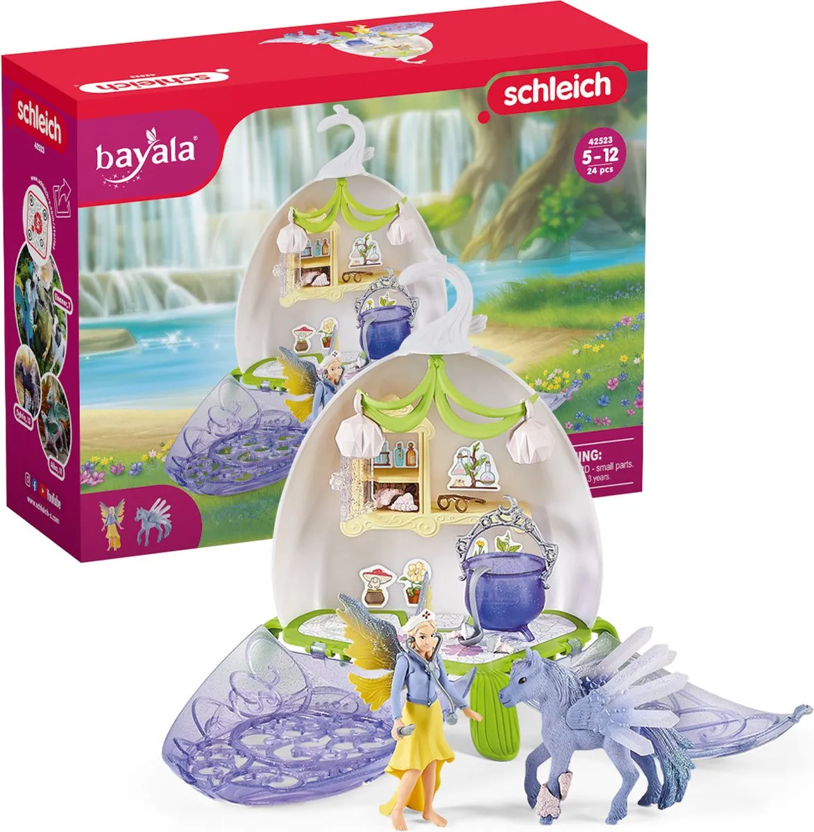 Schleich Bayala Magische Dierenarts Blossom Speelfigurenset