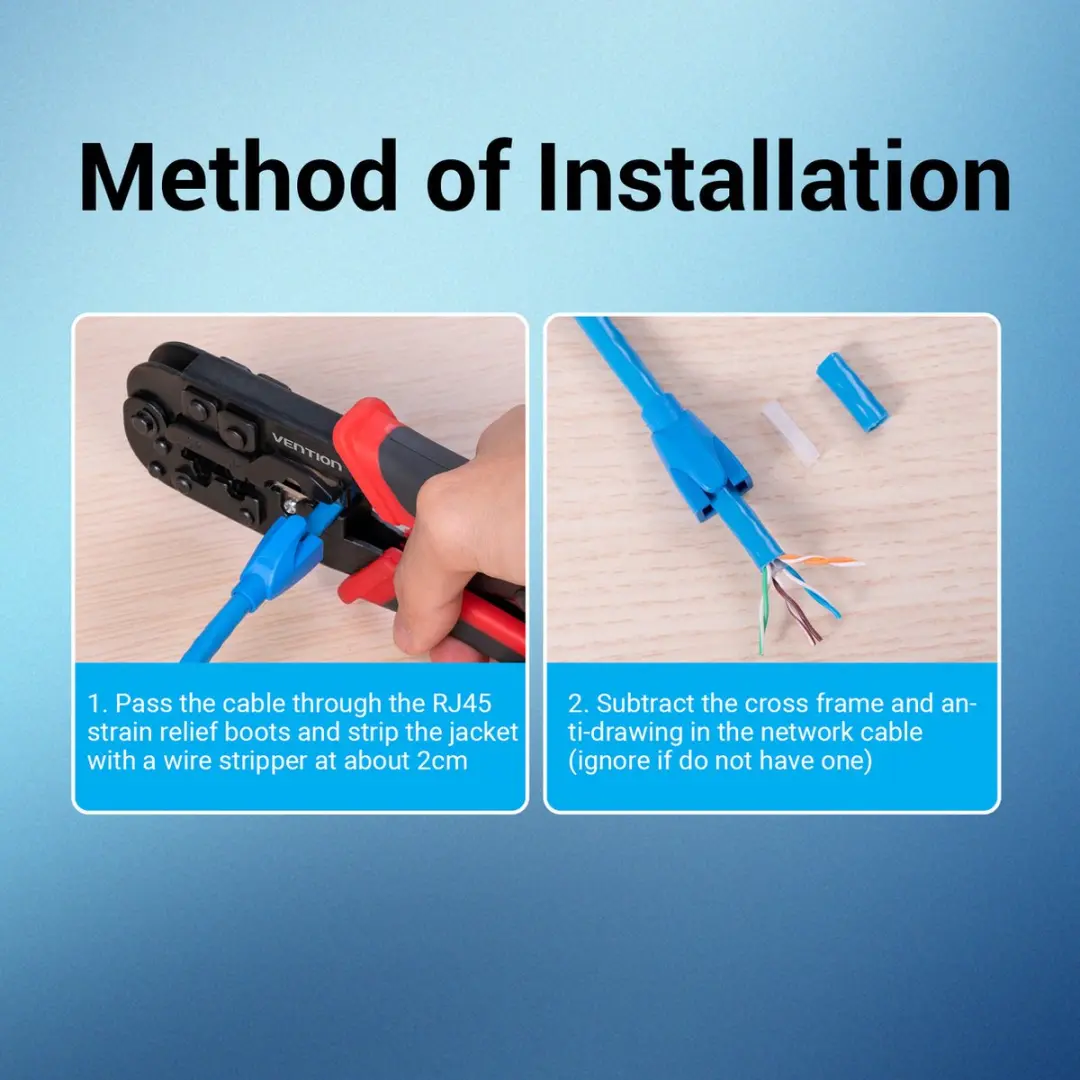 Vention RJ45 Trekontlasting Boots - 100 Stuks