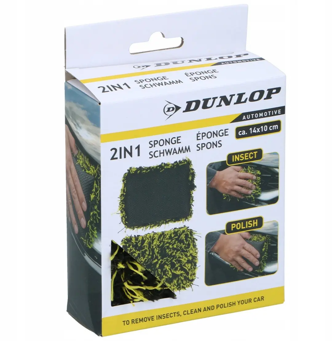 Dunlop 2-in-1 Insect Sponge Auto - Zwart - afbeelding 6 van 6