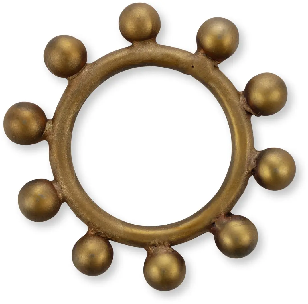 vtwonen Servetringen Dots - Goud - Set van 8