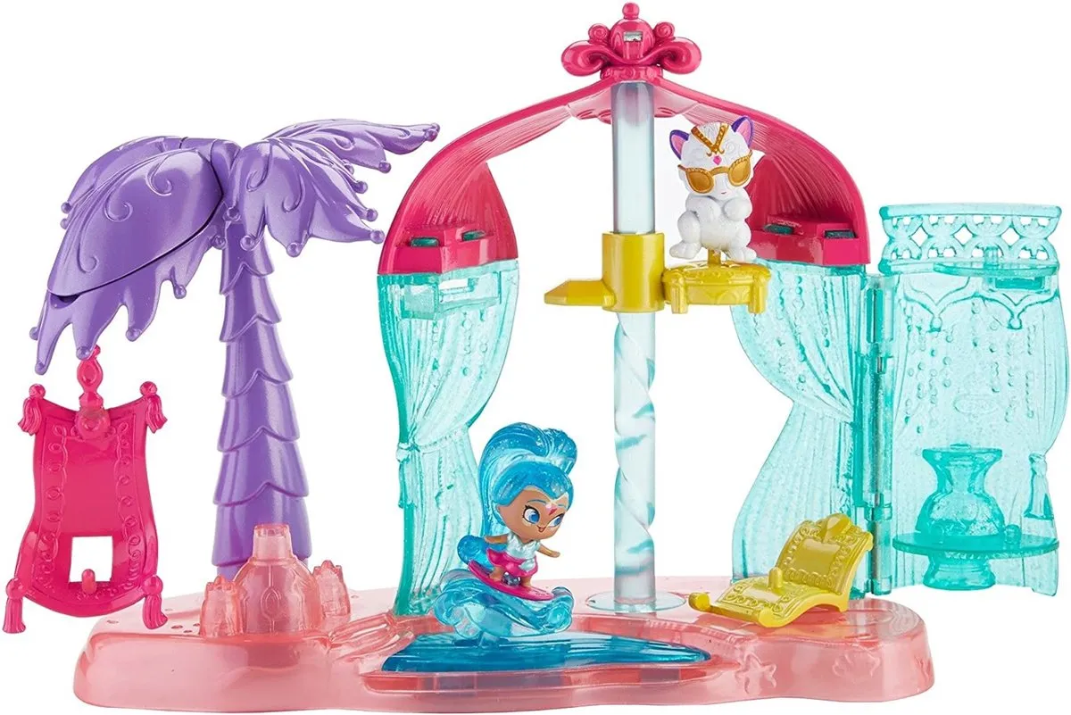Fisher Price Shimmer & Shine Teenie Genies BEACH PL - Multi Color