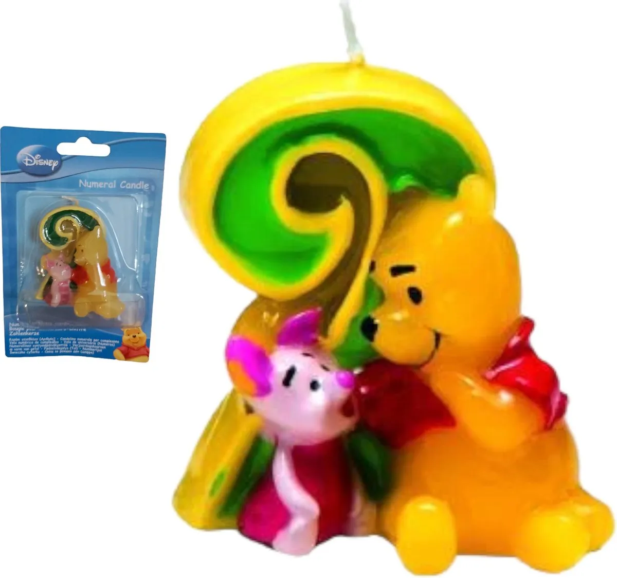 Disney Winnie de Poeh & Tijgetje 2e Verjaardag Taartkaars - 1 Stuk