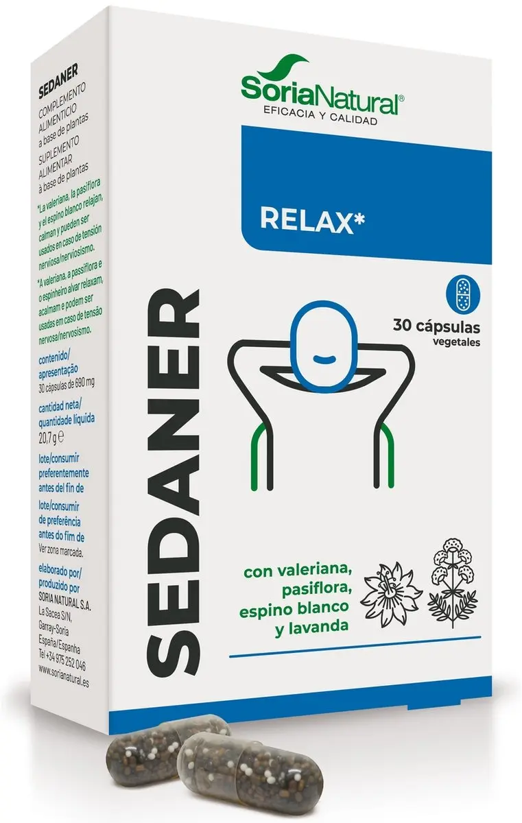 Soria Natural C Sedaner 30 Capsules