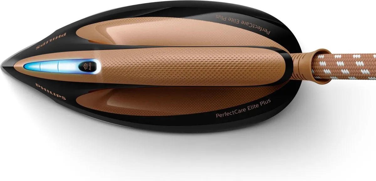 Philips Perfect Care Elite Plus GC9682/80 Stoomgenerator 2700W - 1.8L - Zwart/Goud - afbeelding 3 van 6