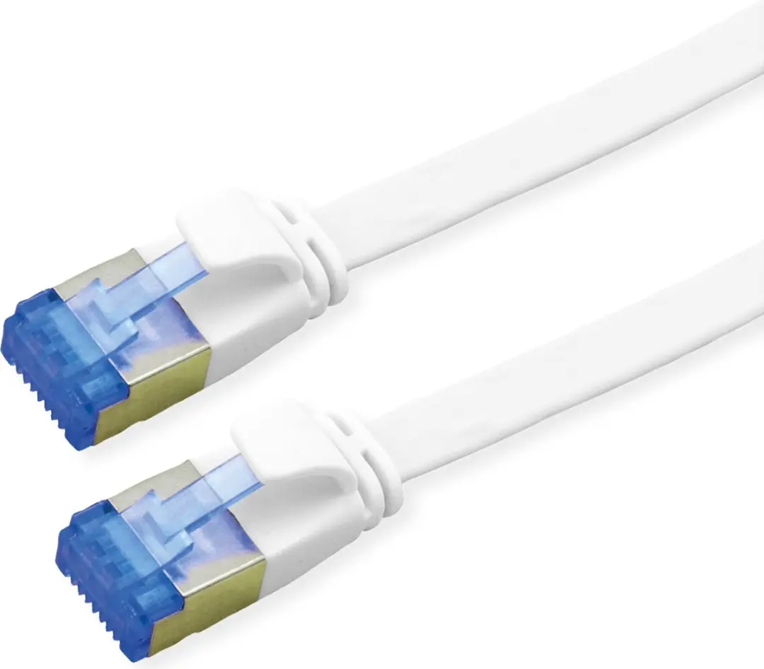 Value FTP Patchkabel Cat.6A Extra Plat Wit 1,5m